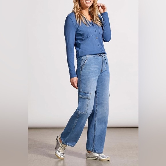Tribal Pants - TRIBAL | wear 2 ways Audrey cargo pant | size 12